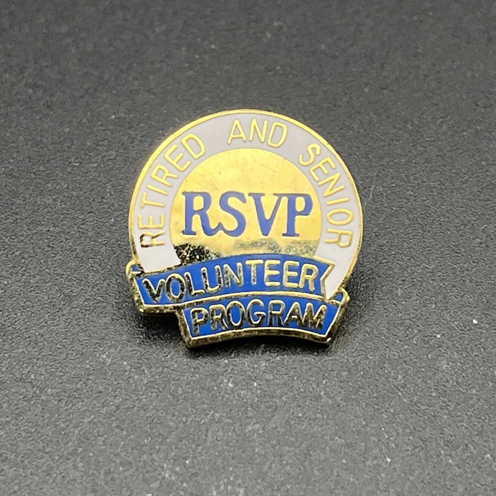RSVP Retired And Senior Volunteer Program Lapel Hat Pin